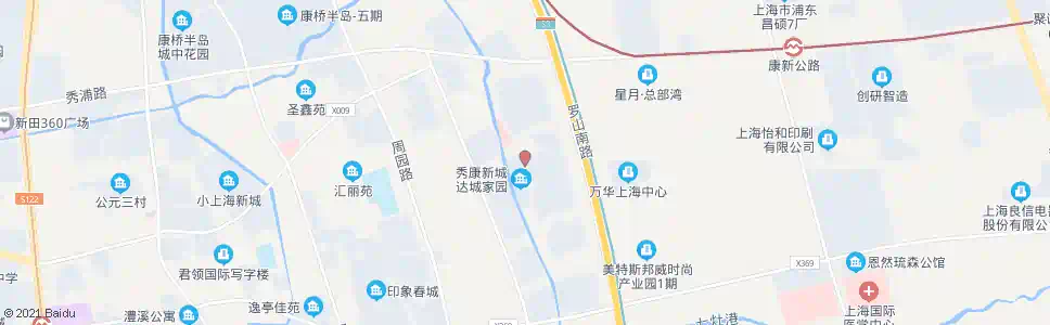 上海康丽路康弘路_公交站地图_上海公交_妙搜公交查询2025