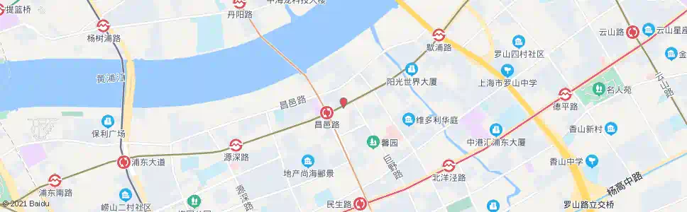 上海浦东大道民生路_公交站地图_上海公交_妙搜公交查询2025