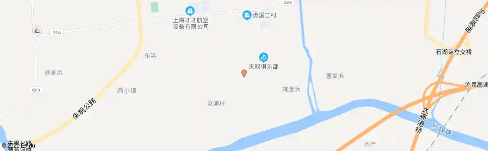 上海蒸浦路白塘湾村站_公交站地图_上海公交_妙搜公交查询2025