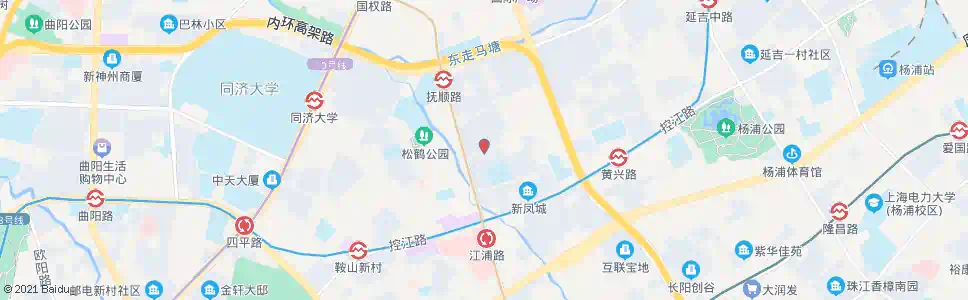 上海江浦路延吉西路_公交站地图_上海公交_妙搜公交查询2025