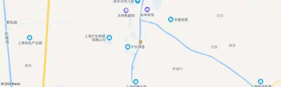 上海新奉公路大叶公路(招呼站)_公交站地图_上海公交_妙搜公交查询2025