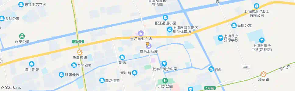 上海新德路川沙路_公交站地图_上海公交_妙搜公交查询2025