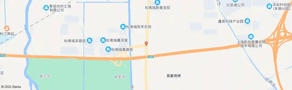 上海松卫北路_公交站地图_上海公交_妙搜公交查询2025