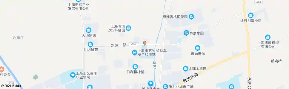 上海徐行中学_公交站地图_上海公交_妙搜公交查询2025