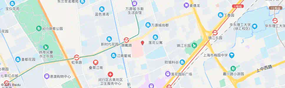 上海顾戴路万源路_公交站地图_上海公交_妙搜公交查询2025