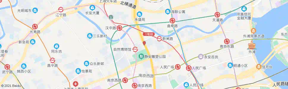上海成都北路新闸路_公交站地图_上海公交_妙搜公交查询2025