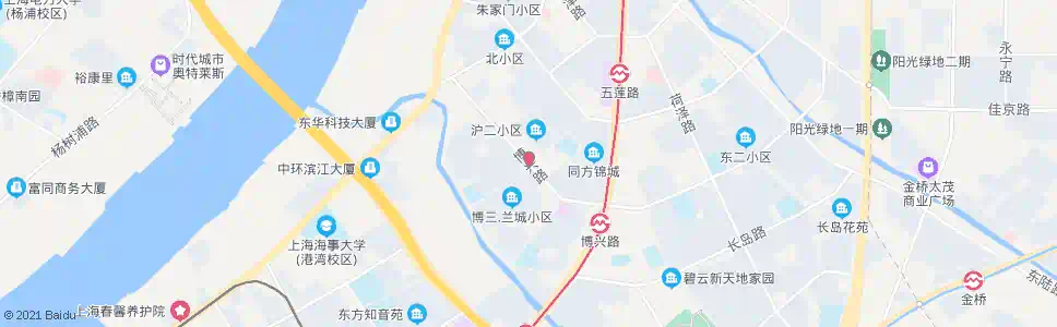 上海博兴路兰城路_公交站地图_上海公交_妙搜公交查询2025