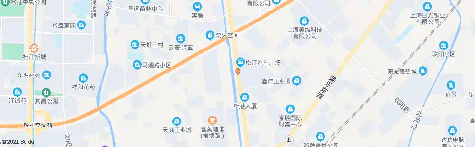 上海松卫北路茸平路_公交站地图_上海公交_妙搜公交查询2025