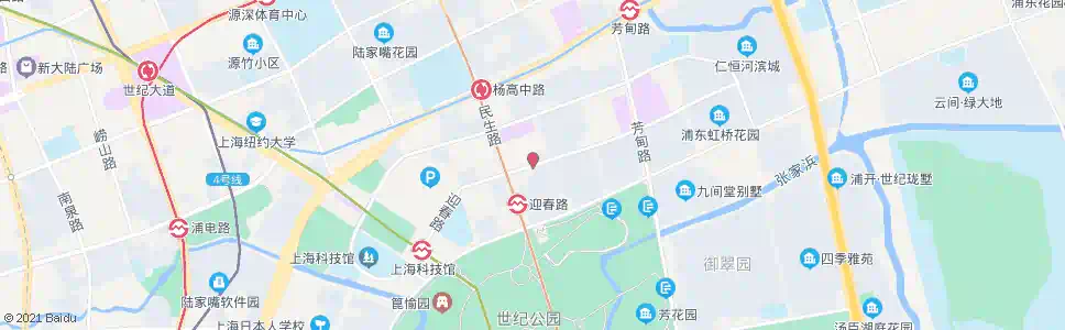 上海迎春路民生路_公交站地图_上海公交_妙搜公交查询2025