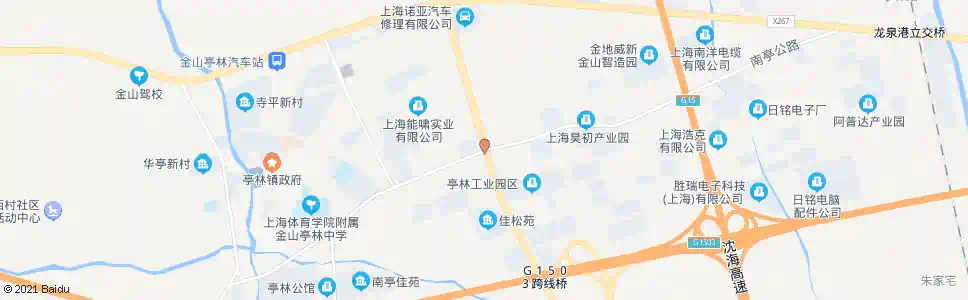 上海亭卫公路南亭路_公交站地图_上海公交_妙搜公交查询2025