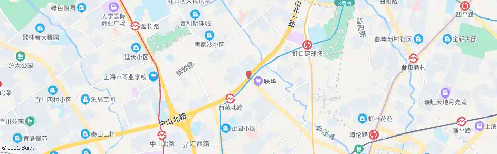 上海中山北一路东宝兴路_公交站地图_上海公交_妙搜公交查询2025