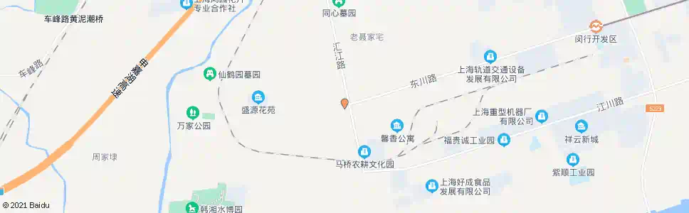 上海汇江路民仙路_公交站地图_上海公交_妙搜公交查询2025