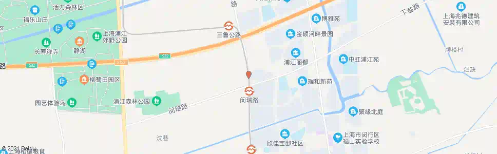 上海三鲁公路浦连路_公交站地图_上海公交_妙搜公交查询2025