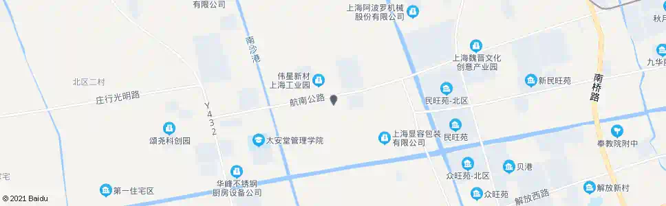 上海华严村_公交站地图_上海公交_妙搜公交查询2025