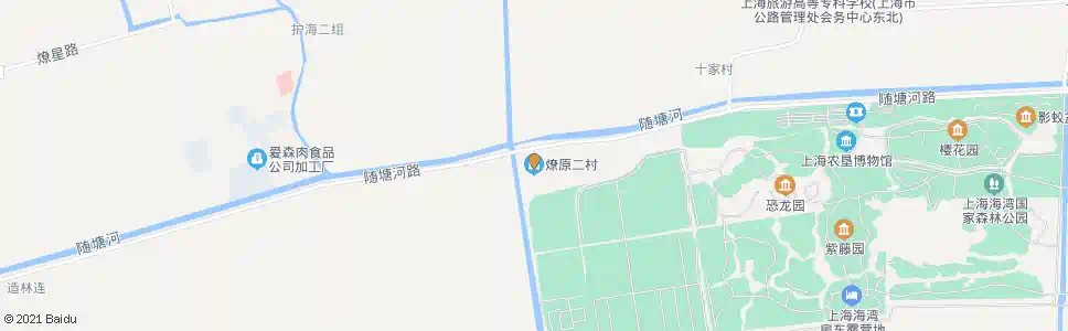 上海燎原二村_公交站地图_上海公交_妙搜公交查询2025