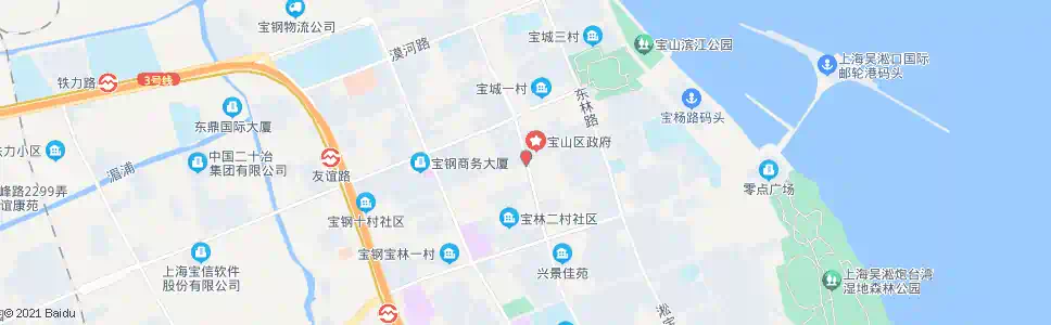 上海密山东路友谊支路_公交站地图_上海公交_妙搜公交查询2025