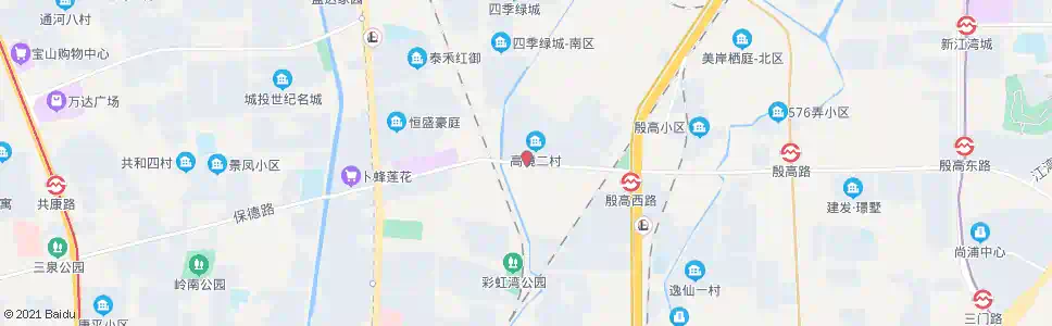 上海高境新村(下客站)_公交站地图_上海公交_妙搜公交查询2025