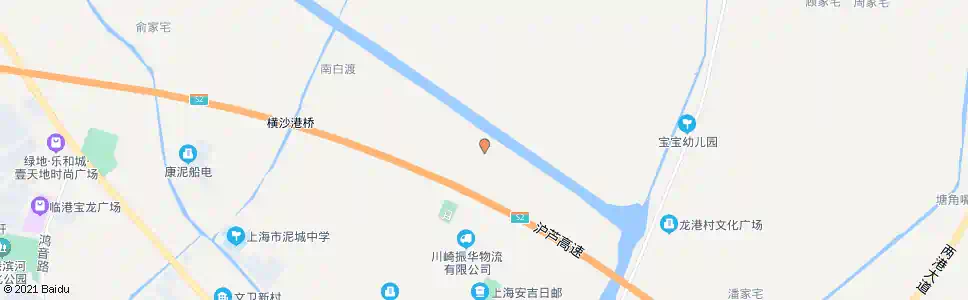 上海淀山湖大道横港村_公交站地图_上海公交_妙搜公交查询2025