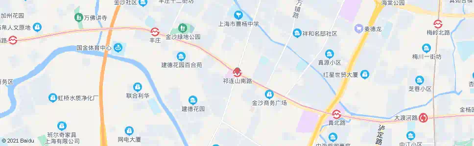 上海祁连山南路站_公交站地图_上海公交_妙搜公交查询2025