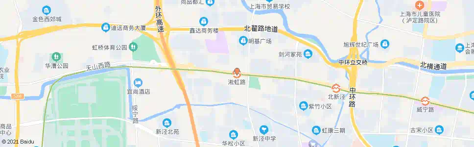 上海福泉路天山西路_公交站地图_上海公交_妙搜公交查询2025