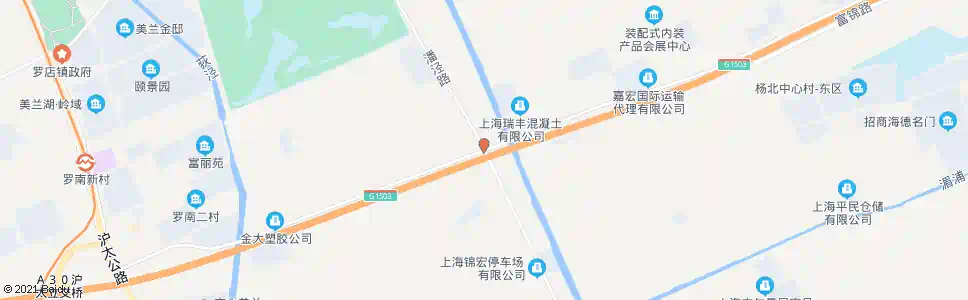 上海富锦路潘泾路_公交站地图_上海公交_妙搜公交查询2025