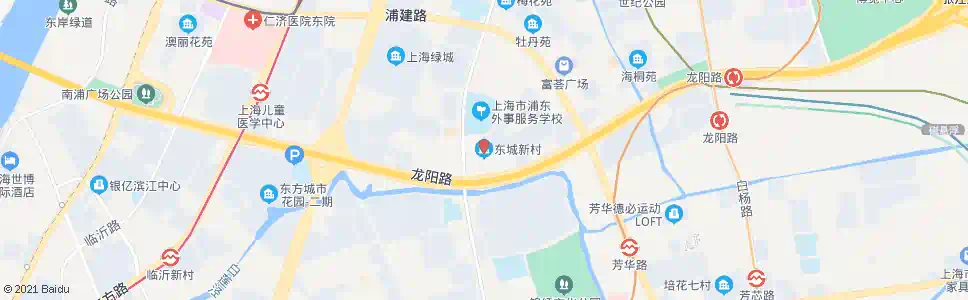 上海东城新村_公交站地图_上海公交_妙搜公交查询2025