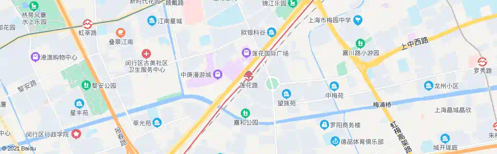 上海罗锦路莲花路_公交站地图_上海公交_妙搜公交查询2025