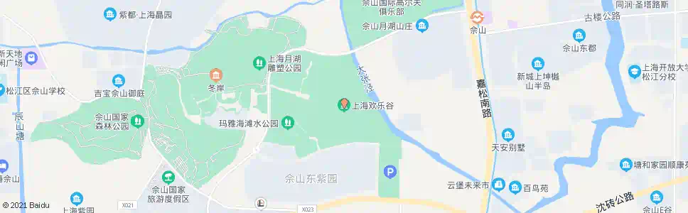 上海欢乐谷(招呼站)_公交站地图_上海公交_妙搜公交查询2025