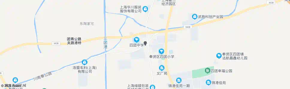 上海四团加油站(招呼站)_公交站地图_上海公交_妙搜公交查询2025