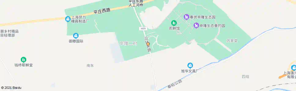 上海申隆二村_公交站地图_上海公交_妙搜公交查询2025