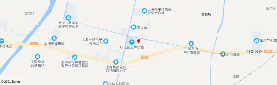 上海五厍_公交站地图_上海公交_妙搜公交查询2025