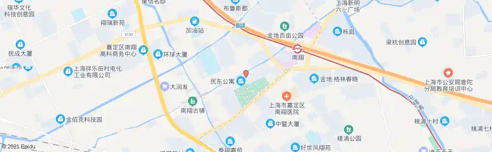 上海民主东街真南路_公交站地图_上海公交_妙搜公交查询2025