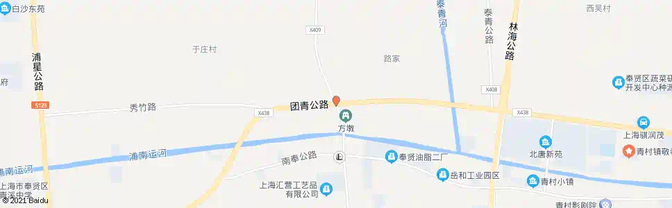 上海团青公路沿钱公路_公交站地图_上海公交_妙搜公交查询2025