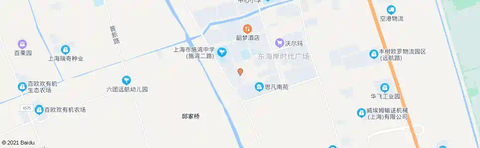 上海施湾二路航城七路_公交站地图_上海公交_妙搜公交查询2025