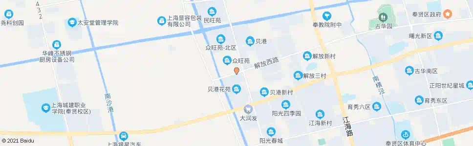 上海环城西路解放西路_公交站地图_上海公交_妙搜公交查询2025