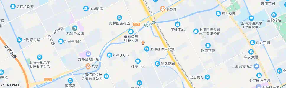 上海蒲汇路涞亭南路_公交站地图_上海公交_妙搜公交查询2025