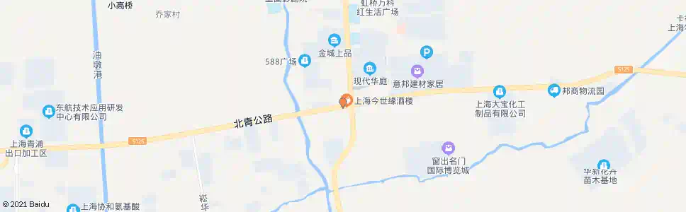 上海北青公路赵重公路_公交站地图_上海公交_妙搜公交查询2025