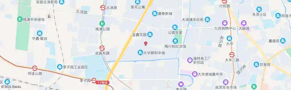 上海华新五期_公交站地图_上海公交_妙搜公交查询2025