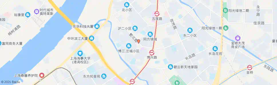 上海博兴路柳埠路_公交站地图_上海公交_妙搜公交查询2025