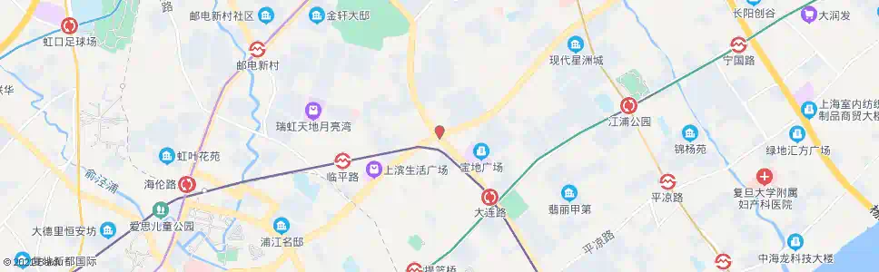 上海大连路周家嘴路_公交站地图_上海公交_妙搜公交查询2025