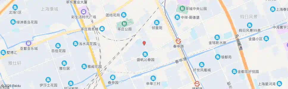 上海莘西南路沁春路_公交站地图_上海公交_妙搜公交查询2025