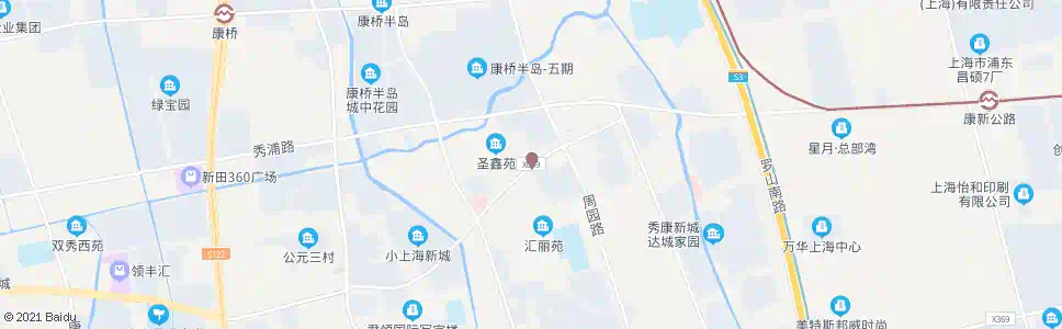 上海川周公路周园路_公交站地图_上海公交_妙搜公交查询2025