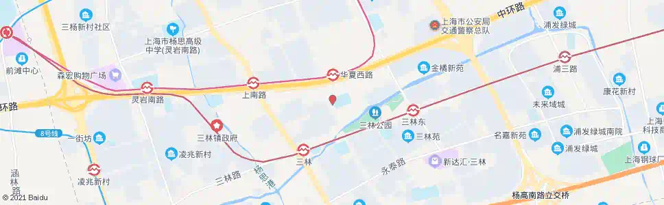 上海云台路尚博路(东方南院)_公交站地图_上海公交_妙搜公交查询2025