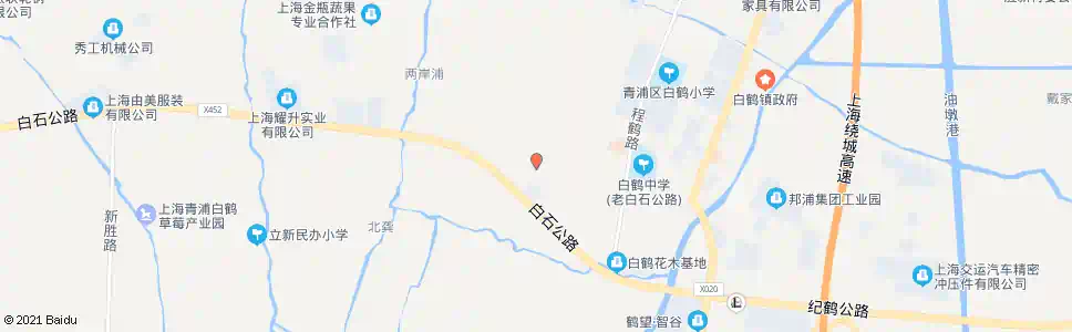 上海老白石公路金家埭_公交站地图_上海公交_妙搜公交查询2025