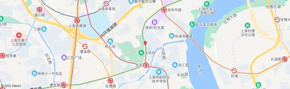 上海龙华路华容路_公交站地图_上海公交_妙搜公交查询2025