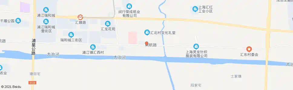 上海汇北村_公交站地图_上海公交_妙搜公交查询2025