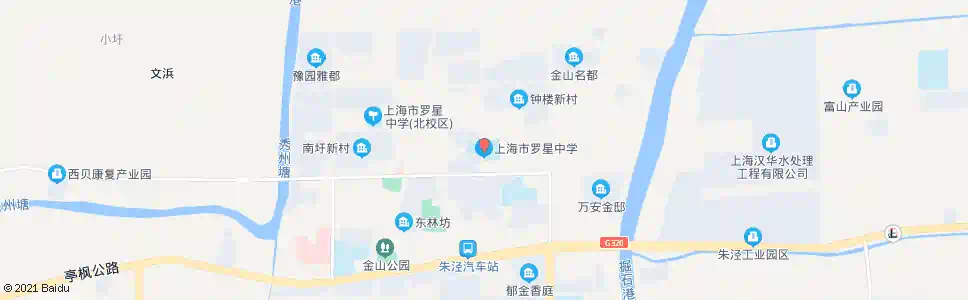 上海罗星中学_公交站地图_上海公交_妙搜公交查询2025