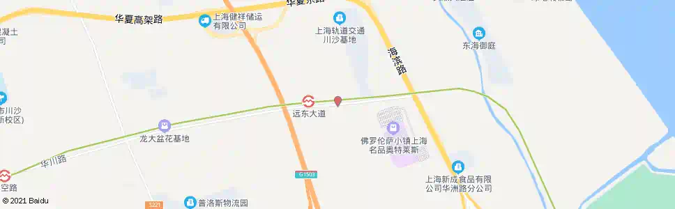 上海华洲路森林村_公交站地图_上海公交_妙搜公交查询2025