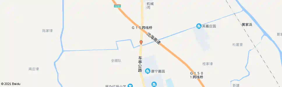 上海车亭公路十六号桥_公交站地图_上海公交_妙搜公交查询2025