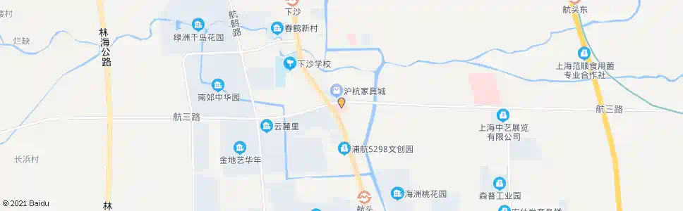 上海航头卫生中心_公交站地图_上海公交_妙搜公交查询2025